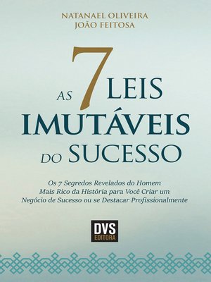 cover image of As 7 Leis Imutáveis do Sucesso